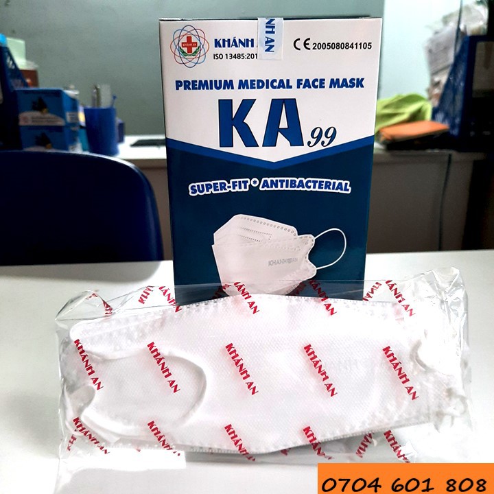 Khẩu Trang 4D Khánh An KA99 Cao Cấp Công Nghệ Hàn Quốc 4 Lớp An Toàn, Thời Trang