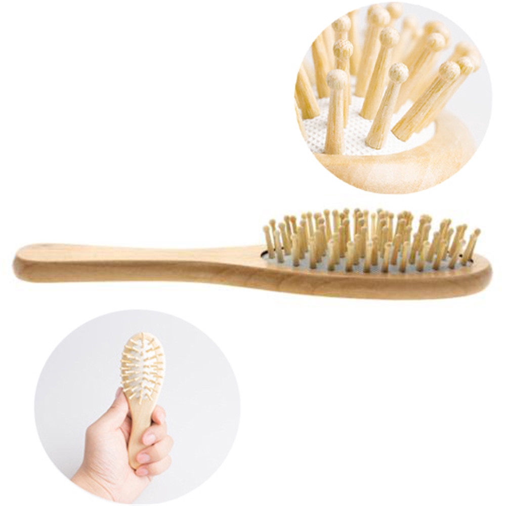 [Hàng mới về] Lược chải tóc bằng gỗ thông thoáng