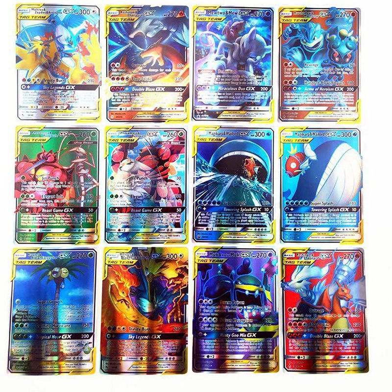 Set 100 Tấm Thẻ Bài POKEMON TCG