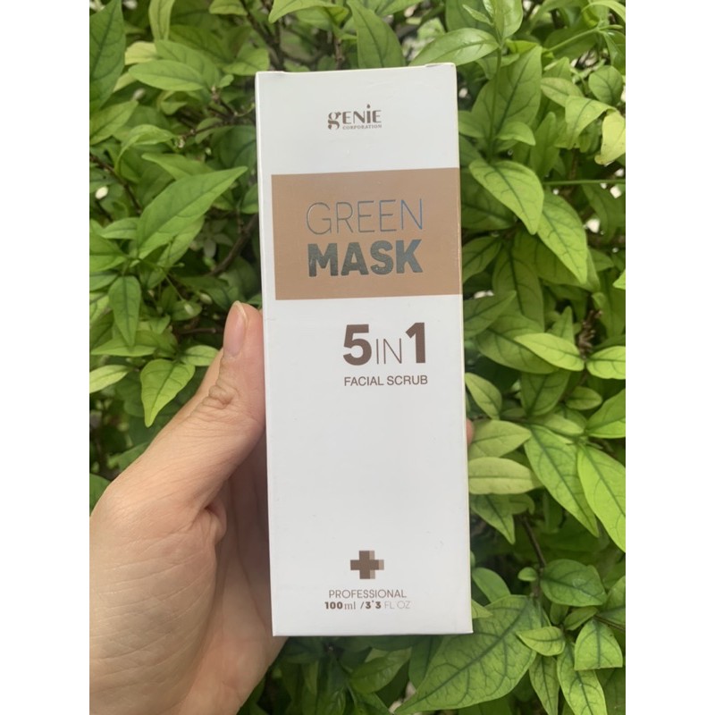 Hàn Quốc - Tẩy Tế Bào Chết Mặt Green Mask 5 In 1 Genie