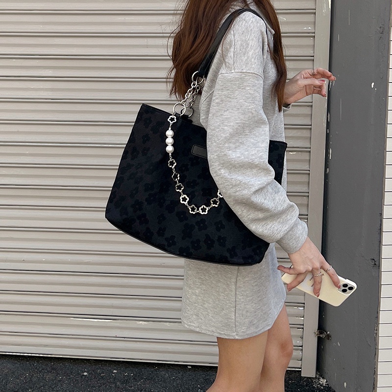 Túi đeo vai IELGY vải canvas sức chứa lớn thời trang cho nữ