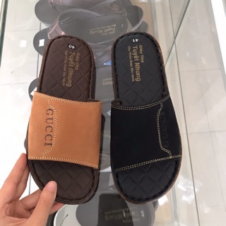 Dép gucci quay ngang hàng da xịn mẫu hot nhất