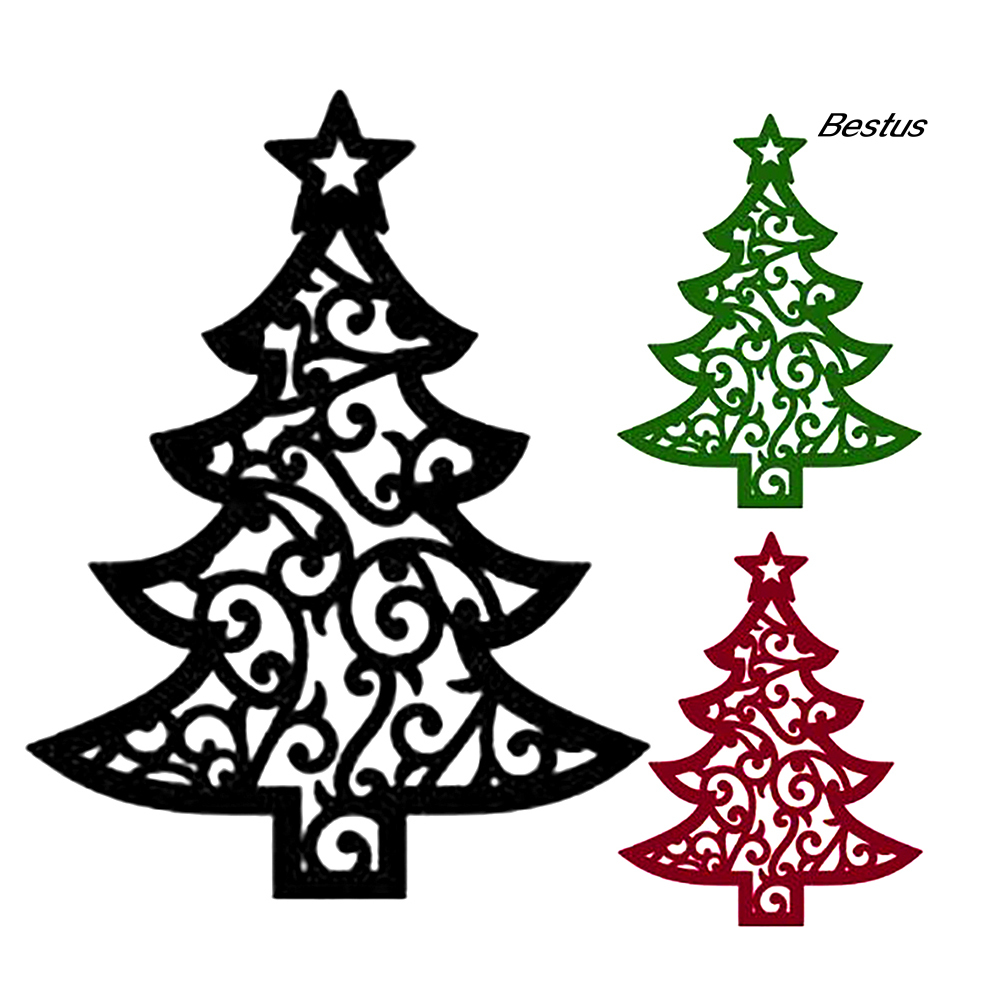 【BEST❀】Christmas Tree Cutting Die DIY Scrapbook Emboss Paper Cards Stencil Mold Decor
