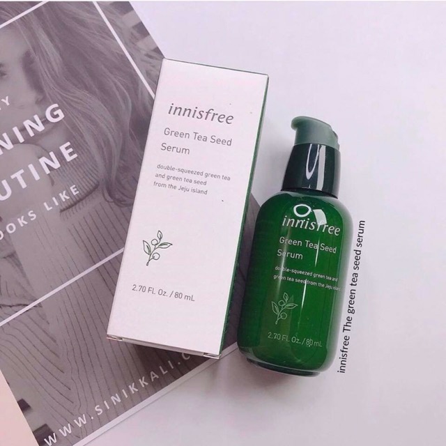 [ MẪU MỚI 2019 ] Serum Innisfree Green Tea Seed Trà Xanh