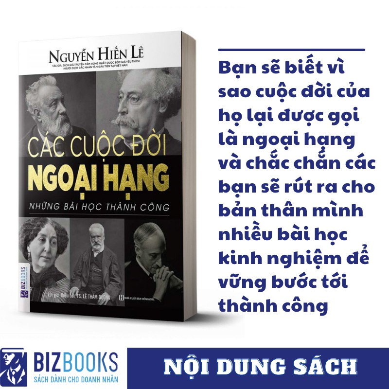 Sách - BIZBOOKS - Các Cuộc Đời Ngoại Hạng - Những Bài Học Thành Công