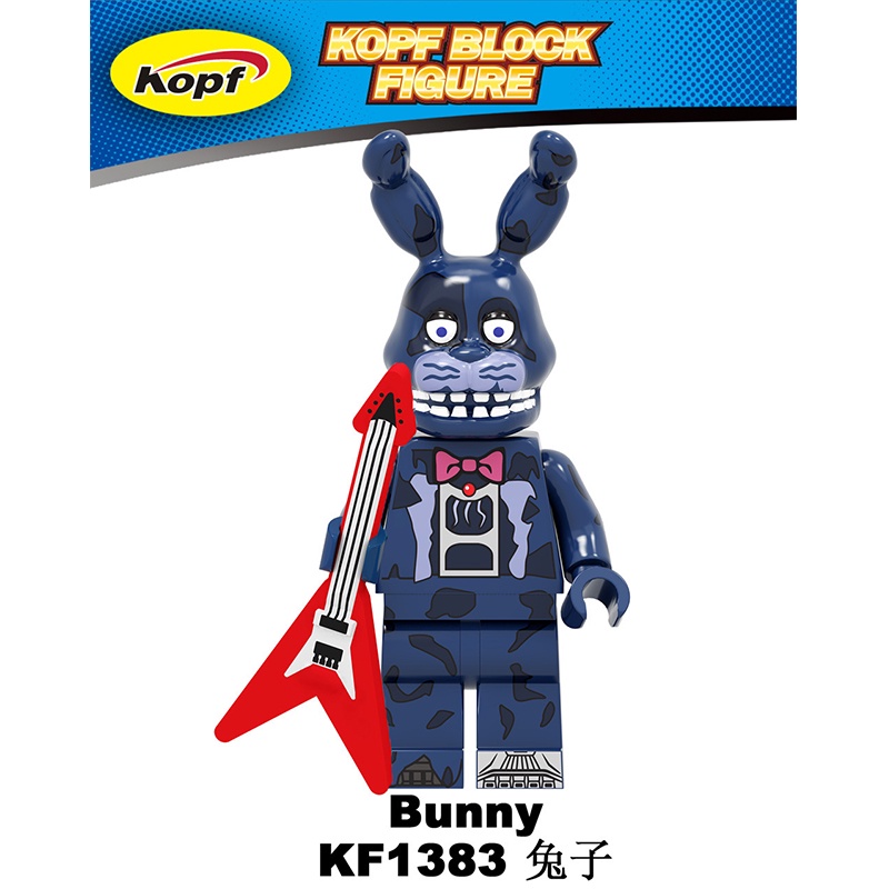 Đồ Chơi Khối Xếp Hình five nights at freddy 'S series freddy bonnie chica foxy Cho Trẻ Em
