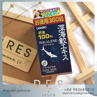 Viên dầu gan cá mập_Orihiro 100% Squalene Deep Sea Shark Extract