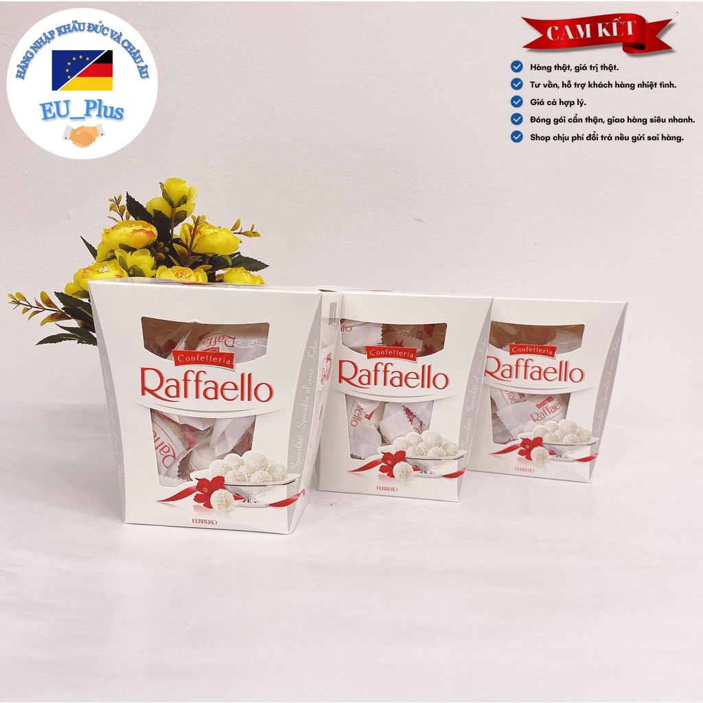 Socola Dừa Rafaello Đức hộp 150gr - 230gr - 300gr siêu ngon, Hàng chuẩn Nhập Khẩu