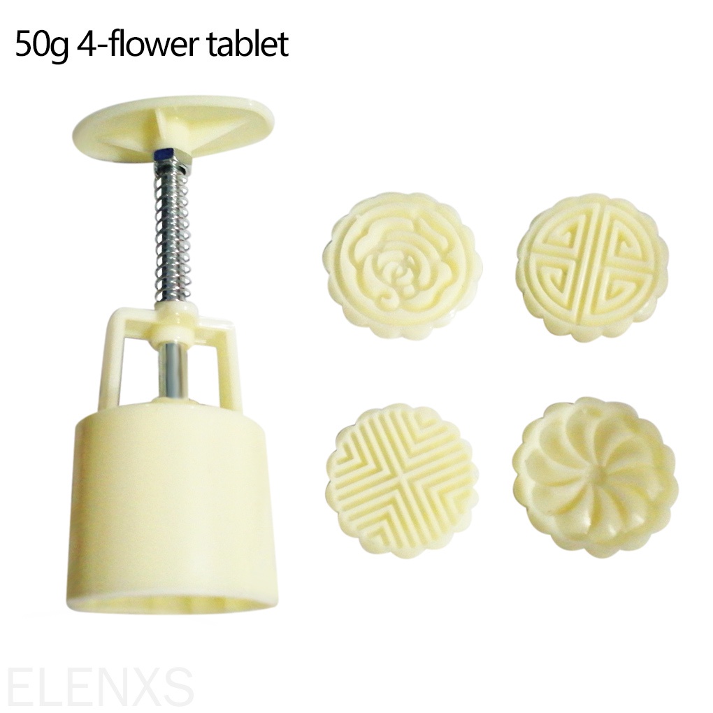 Khuôn nhấn tay có mặt tạo hình dùng để làm bánh trung thu