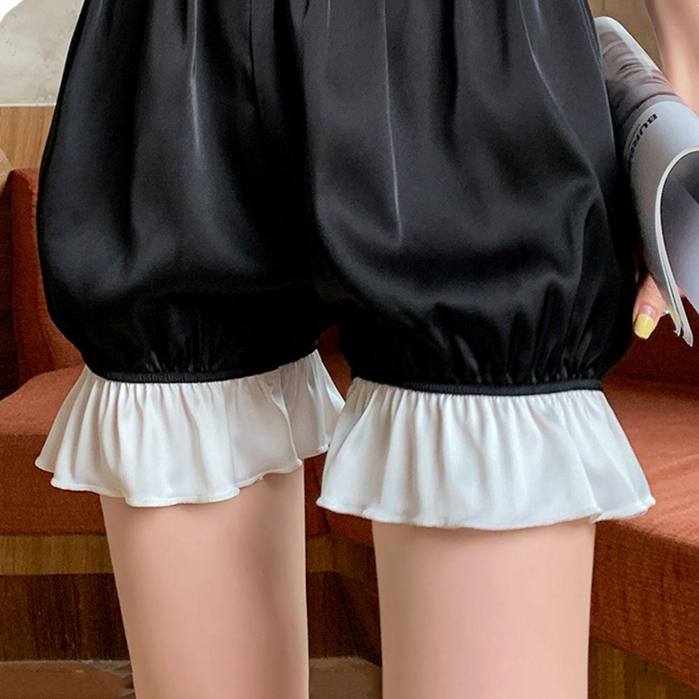 Quần Short An Toàn Bằng Lụa Satin Phong Cách Lolita Dành Cho Nữ