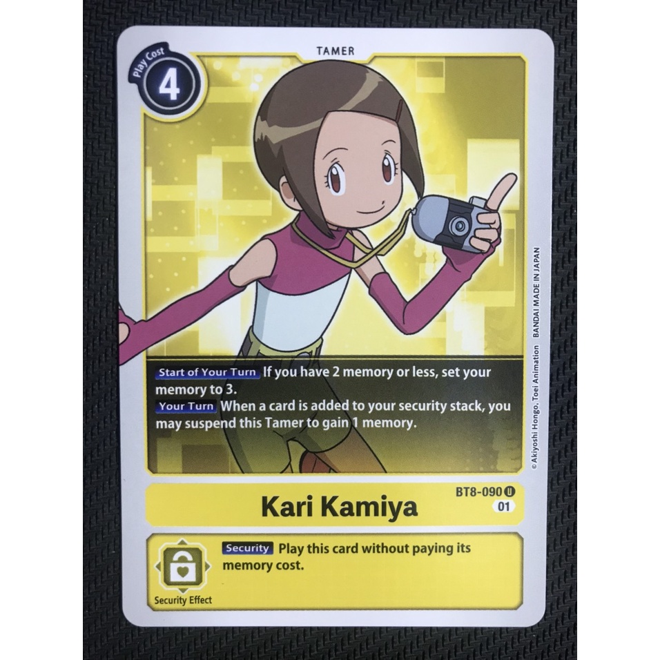 Thẻ bài Digimon BT8-090 Kari Kamiya - Uncommon