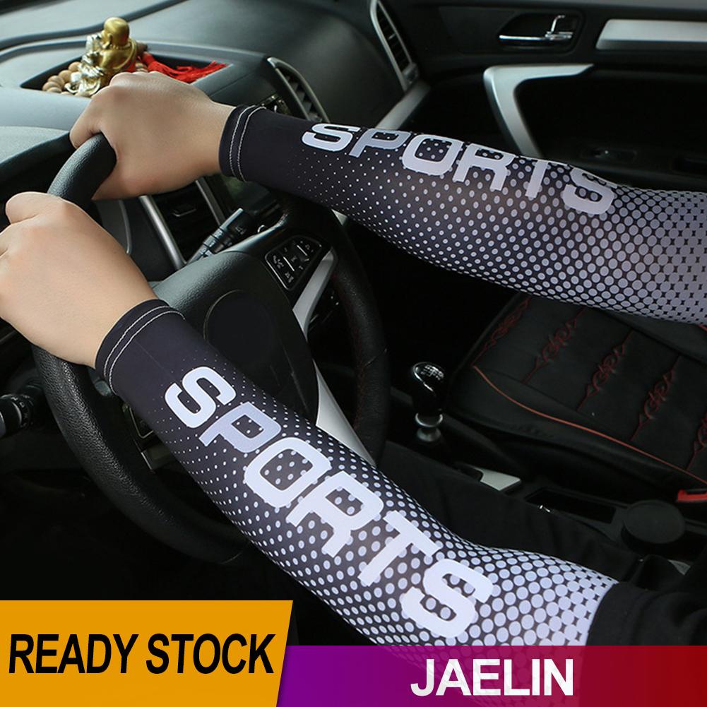 Jae❤1 Cặp Găng Tay Chống Nắng Unisex Cho Hoạt Động Thể Thao Ngoài Trời