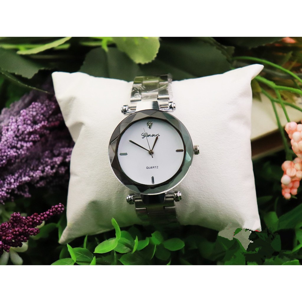 [Mã FAMARAL2 giảm 10K đơn 50K][CỰC HOT] ĐỒNG HỒ NỮ DÂY KIM LOẠI MẶT 3D GENEVA KIM CƯƠNG THỜI TRANG CỰC ĐẸP | BigBuy360 - bigbuy360.vn