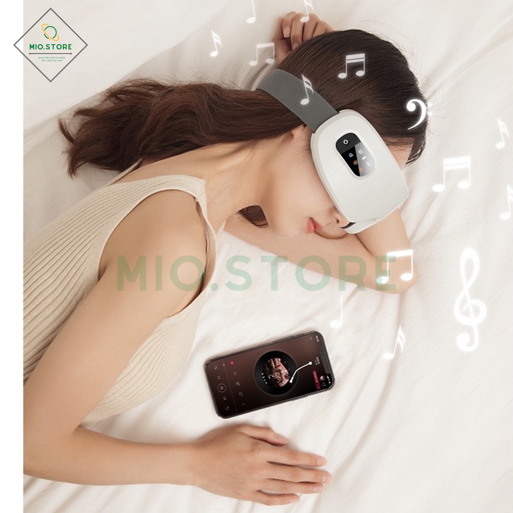 Máy Massage Mắt Thông Minh Xiaomi Wei 10S Chườm Nóng, Rung, Nghe Nhạc, Giảm Mỏi Mắt, Hỗ Trợ Lưu Thông Tuần Hoàn Máu