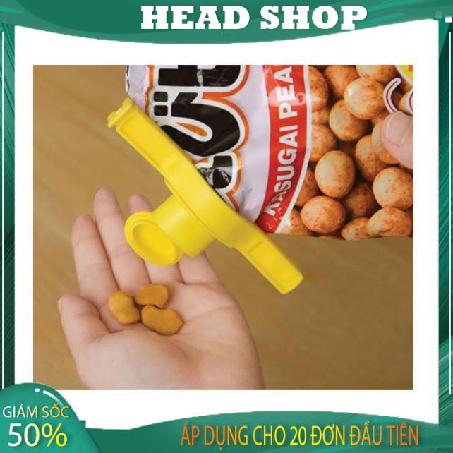 Kẹp Miệng Túi Có nắp Kẹp niêm phong túi thức ăn đa năng L5 HEAD SHOP