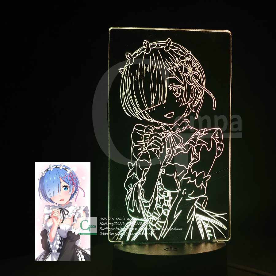 Đèn Ngủ RE ZERO Rem Type 10 AREZ0110 16 MÀU TÙY CHỈNH COMPASHOP