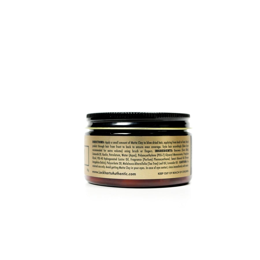 Sáp vuốt tóc Lockhart's Matte Clay Medium Hold