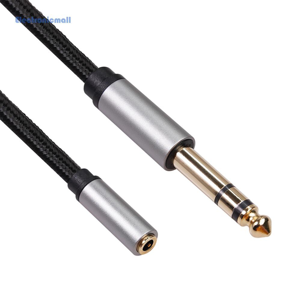 Dây Cáp Âm Thanh Chuyển Đổi Âm Thanh Từ Đầu Cắm 6.35mm Sang Cổng Cắm 3.5mm Cho Đàn Guitar / Piano