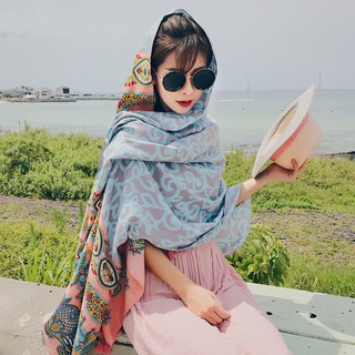 Khăn choàng đi biển che nắng mùa Hè TH002