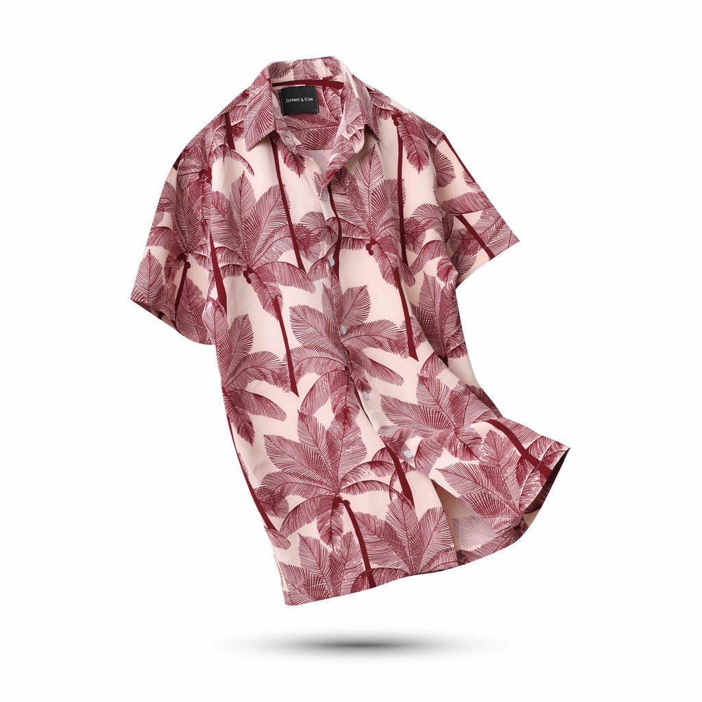 Áo sơ mi Tay ngắn Họa tiết Lira, Vải lụa Thoáng mát, Chống nhăn Form Regular Fit, Chuẩn đẹp , Năng động DS04 - DANNYTOM | BigBuy360 - bigbuy360.vn