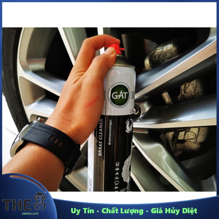 Vệ Sinh Phanh Bố Thắng Vệ Sinh Vết Bẩn Nhớt Trên Thắng Xe Brake Cleaner GAT Từ Đức 500ml Uy Tín - Chất Lượng - Giá