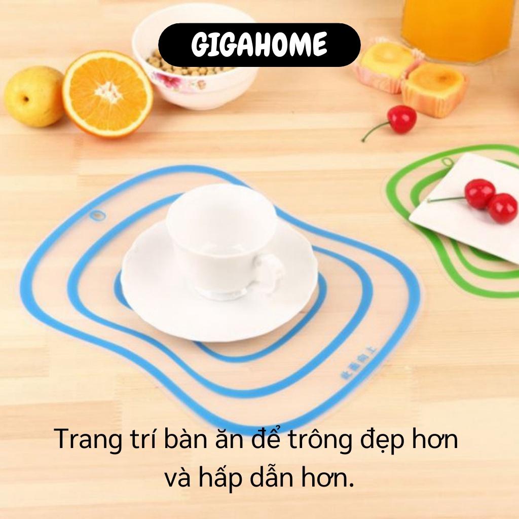 Combo 4 thớt nhựa   GIÁ VỐN]   Bộ thớt nhựa nhỏ gọn 4 kích cỡ to trung bình nhỏ siêu tiện lợi, mỏng gọn 3446