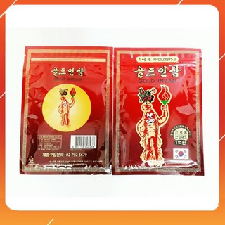 Cao dán hồng sâm đỏ Đuốc Gold Insam túi 20 miếng