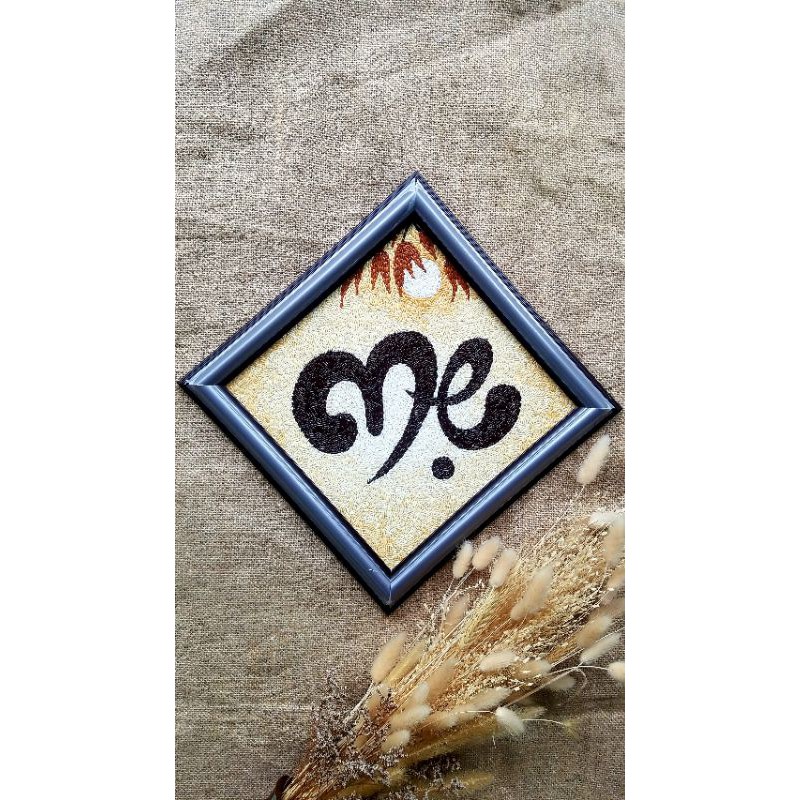 20/10 Tranh gạo chữ Mẹ