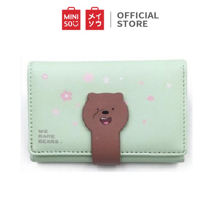 Ví gấp 3 Miniso We Bare Bears - Hàng chính hãng