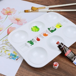 Sỉ Khay Pha Màu  Ô Tròn Dày 13 Ô Kích Thước 20*15cm Loại To