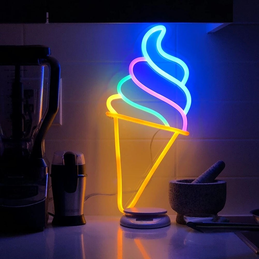 Đèn Neon  Sign Trà sữa Mẫu ly trà sữa trang trí quán