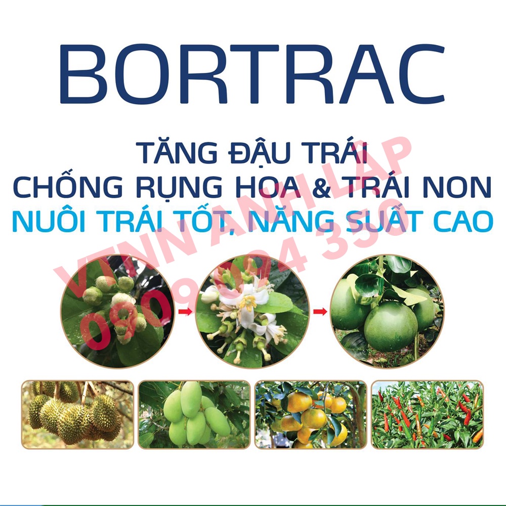 Phân bón lá vi lượng TĂNG ĐẬU TRÁI - CHỐNG RỤNG HOA & TRÁI NON BOTRAC 10ml - Hợp Trí