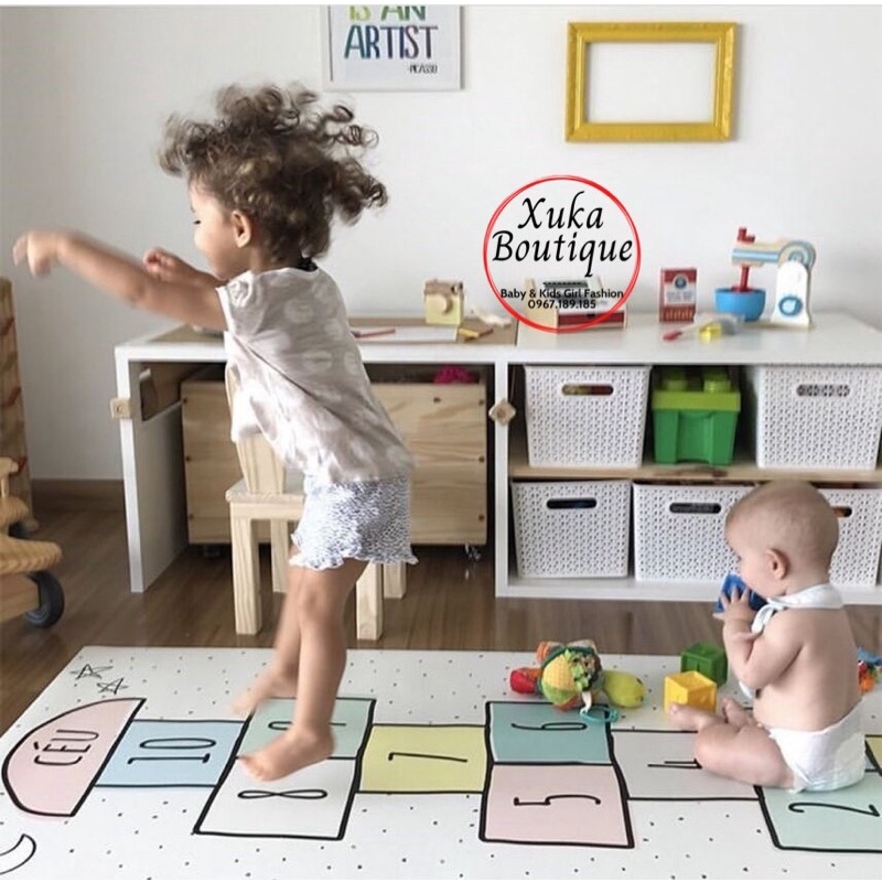 Thảm Trải Sàn Trò Chơi Cho Bé - Thảm Nhảy Lò Cò Trẻ Em