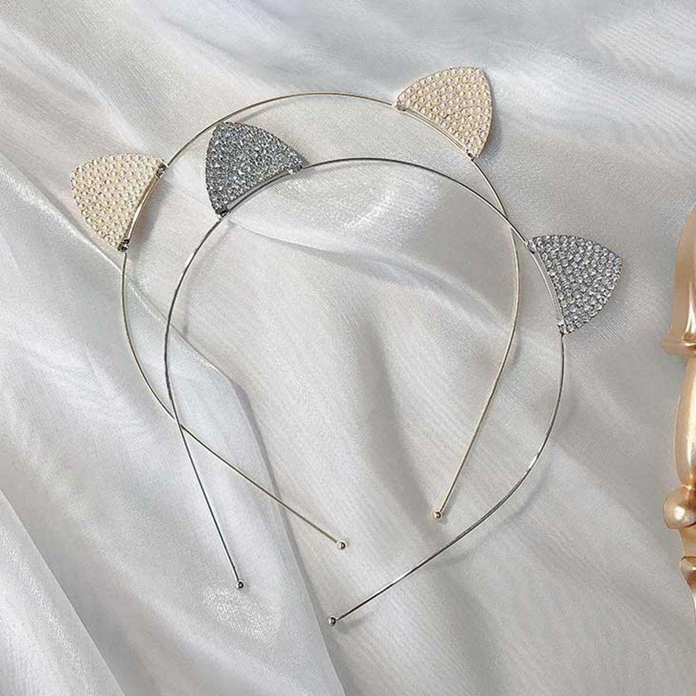 Băng Đô Cài Tóc Hình Tai Mèo Đơn Giản Ngọt Ngào Cho Nữ|Băng Đô Hóa Trang Nhân Vật Hoạt Hình Cho Nữ