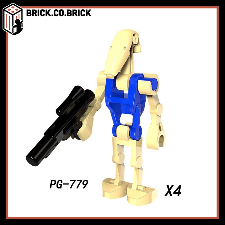 Xếp hình Star Wars Battle Droids Super Combat Robot K-2SO Minifigures POGO PG8099