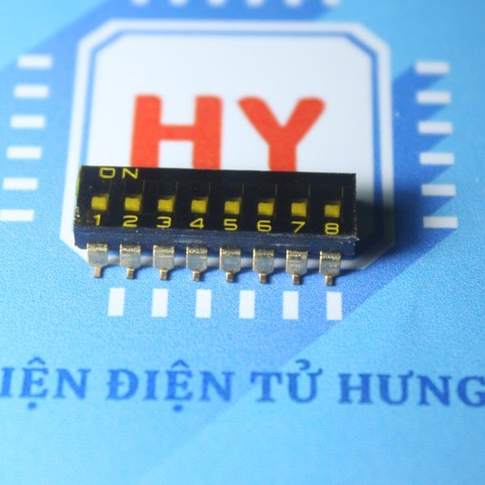 Switch Dán SMD 8 Bit 1.27mm (Công tắc 8 chân dán)