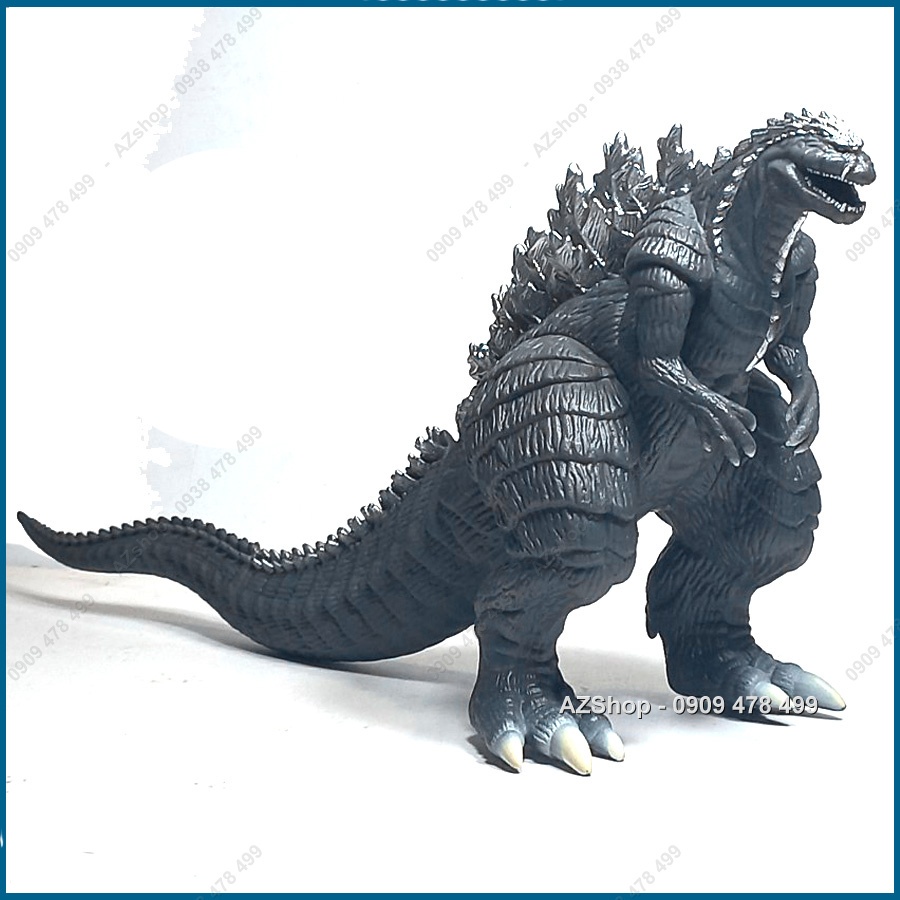 Mô Hình Khủng Long Godzilla Đen Xám - Cao 16cm