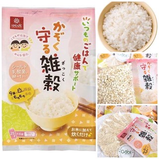 Gạo ngũ cốc Hakubaku - Hỗn hợp 9 loại hạt dinh dưỡng cho bé ăn dặm (date 19/10/2022)