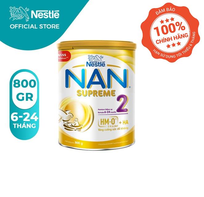 Sữa Bột Nestlé NAN SUPREME 2 - Hộp 800gram