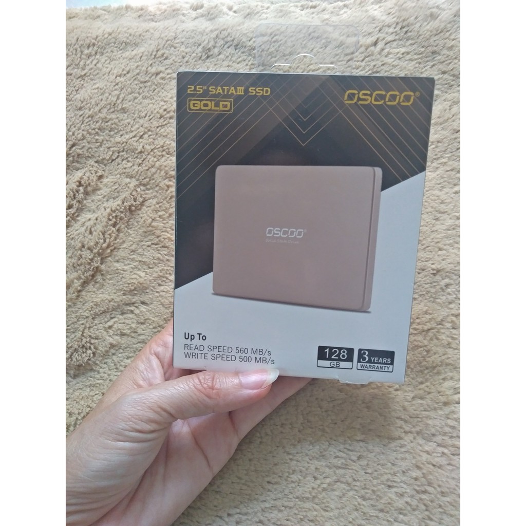 Ổ cứng SSD OSCOO 128GB Gold SATA 2.5" - Chính Hãng (cài win sẵn) | BigBuy360 - bigbuy360.vn