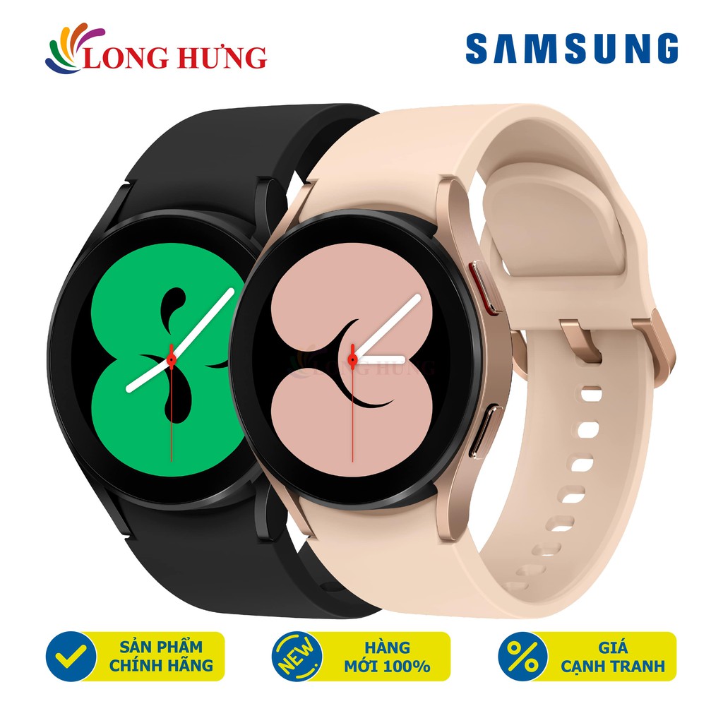 Đồng hồ thông minh Samsung Galaxy Watch4 viền thép dây da Hàng Chính Hãng
