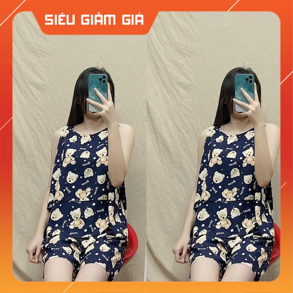 Bộ lanh bầu 2 tầng chất lanh loại 1 mềm mại siêu mát from rộng rãi thấm hút mồ hôibộ bầu mùa hè free size 43~70kg BBH21