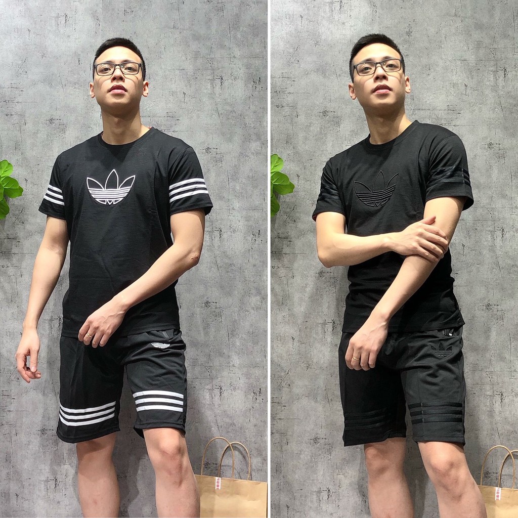 Bộ thể thao cotton ngắn tay nam cao cấp BCTN 02