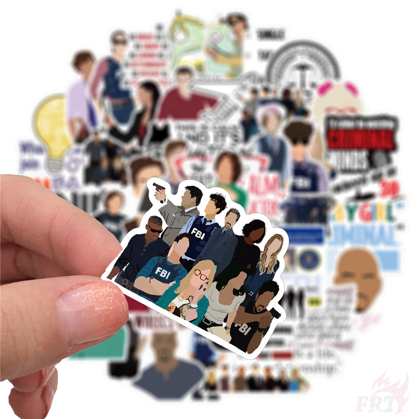 ❉ Criminal Minds - Series 01 Classical TV Shows Stickers ❉ 50Pcs/Set Waterproof DIY Decals Doodle Stickers