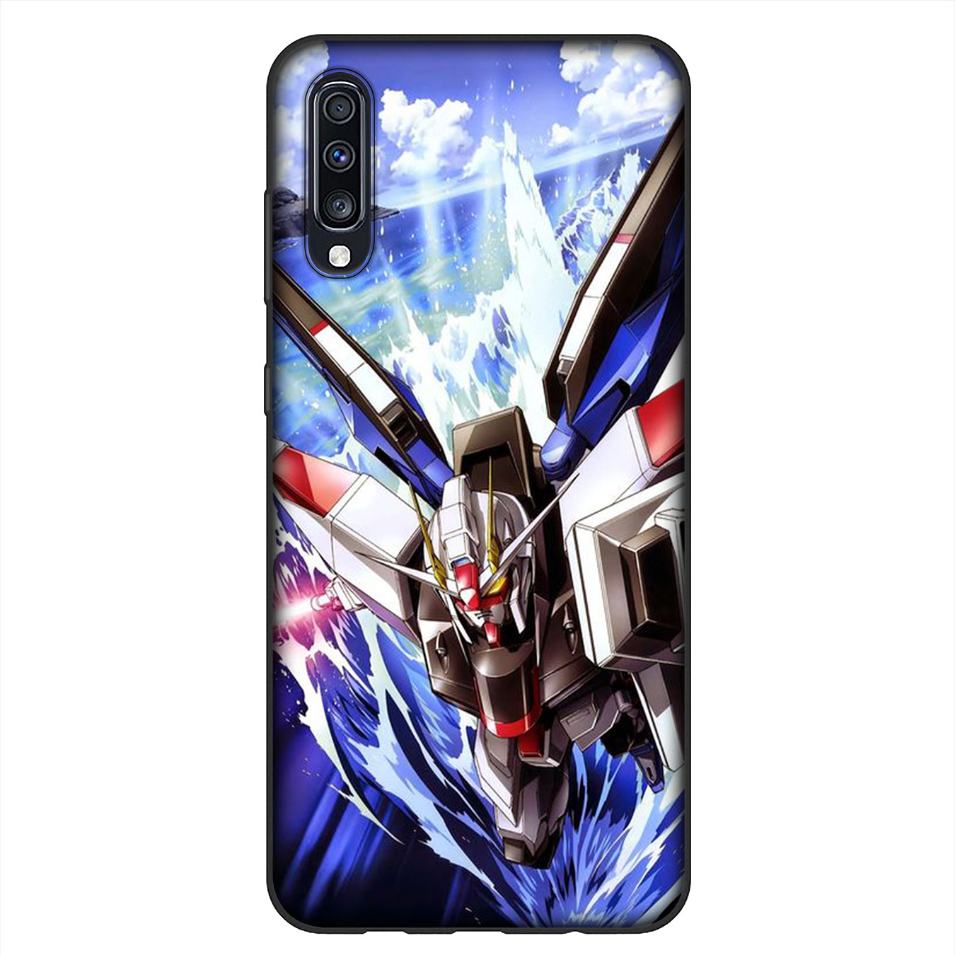 Ốp điện thoại silicon mềm hình hoạt họa Gundam cho iPhone 12 Mini 11 Max Pro SE 2020 XR