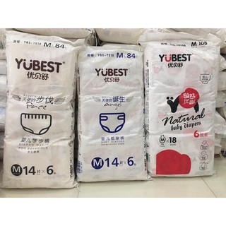 Bỉm dán/quần Yubest Angel/Gold/Natural/ nội địa Trung đủ size S90/M84/L78/XL72/XXL66