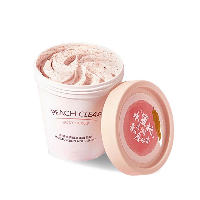 Muối tắm tẩy tế bào chết body HEYXI - PEACH CLAER/ tẩy da chết Body/ 200gr