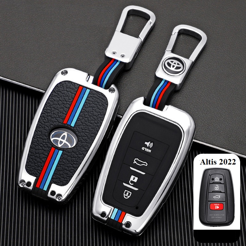 Ốp Chìa Khóa Xe Toyota Altis 2022 Hợp Kim Kẽm