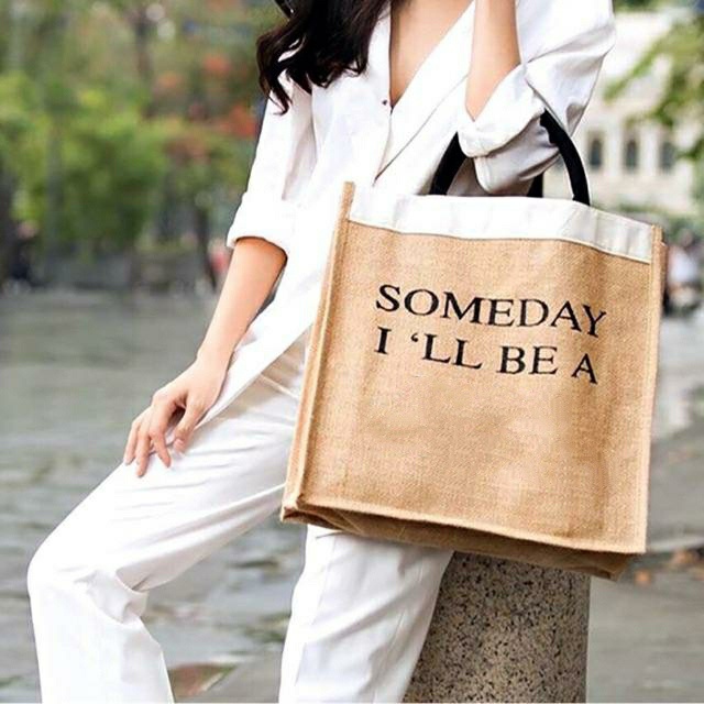 Túi cói Someday 40cm , túi xách nữ thời trang cao cấp