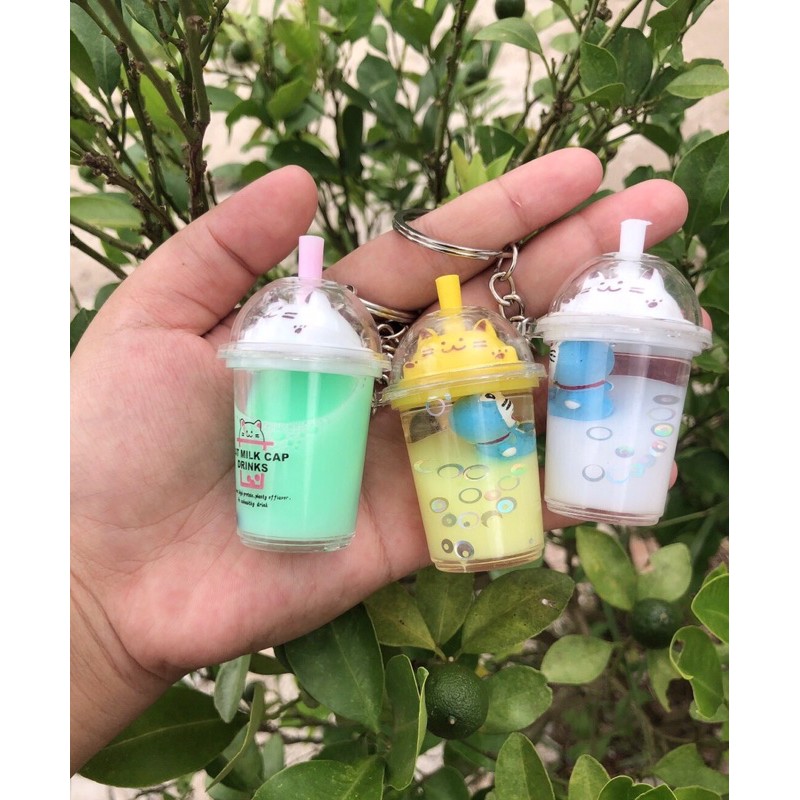 Móc Khoá Nước Hình Thù Dễ Thương  Móc Vàng